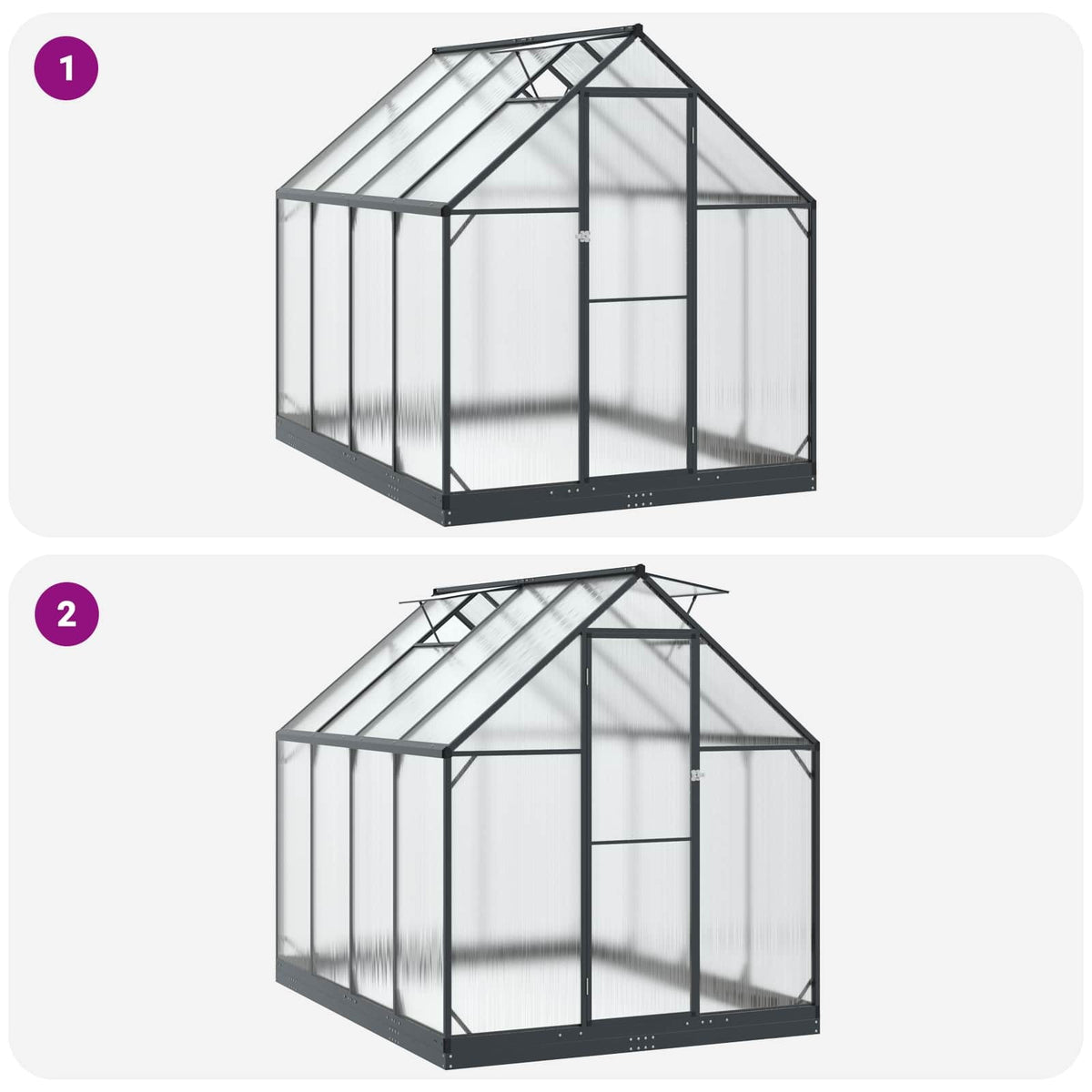 Garden Greenhouse 72.8 x 95.9 x 81.5 in