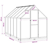 Garden Greenhouse 72.24 x 119.49 x 81.50 in