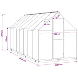 Garden Greenhouse 72.24 x 166.73 x 81.50 in
