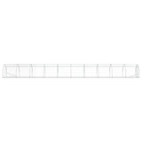 Chicken Coop Silver 393.70 x 59.06 x 39.37 in Galvanised Steel