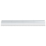 Chicken Coop Silver 314.96 x 59.06 x 39.37 in Galvanised Steel