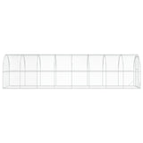 Chicken Coop Silver 314.96 x 78.74 x 78.74 in Galvanised Steel