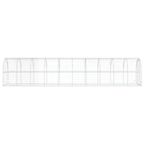 Chicken Coop Silver 393.70 x 78.74 x 78.74 in Galvanised Steel