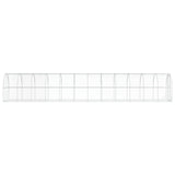Chicken Coop Silver 472.44 x 78.74 x 78.74 in Galvanised Steel