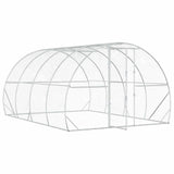 Chicken Coop Silver 157.48 x 118.11 x 78.74 in Galvanised Steel