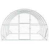 Chicken Coop Silver 157.48 x 118.11 x 78.74 in Galvanised Steel