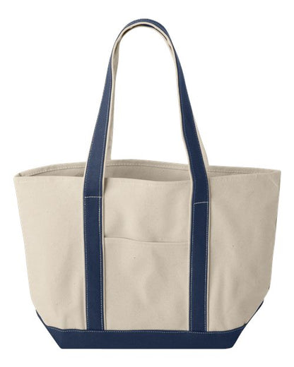 Windward Large Cotton Canvas Classic Resort Tote - 2242
