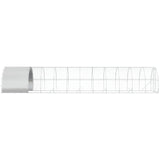 Chicken Coop Silver 472.44 x 118.11 x 78.74 in Galvanised Steel