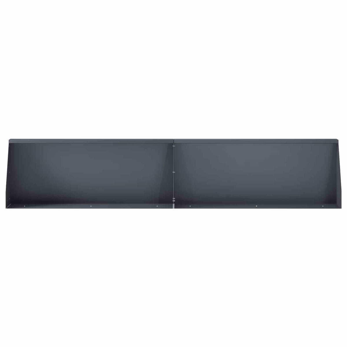 Retaining Wall 6 pcs 39.37 x 4.72 x 15.75 in Steel Anthracite