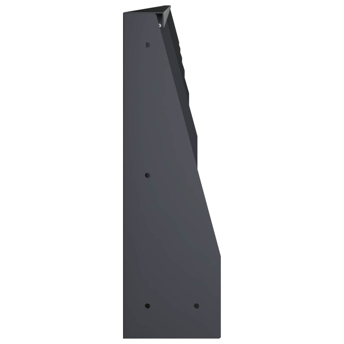 Retaining Wall 6 pcs 39.37 x 4.72 x 15.75 in Steel Anthracite