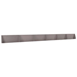 Retaining Wall 6 pcs 39.37 x 4.72 x 15.75 in Weathering Steel