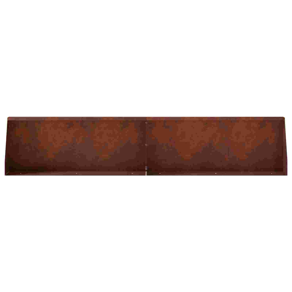 Retaining Wall 6 pcs 39.37 x 4.72 x 15.75 in Weathering Steel