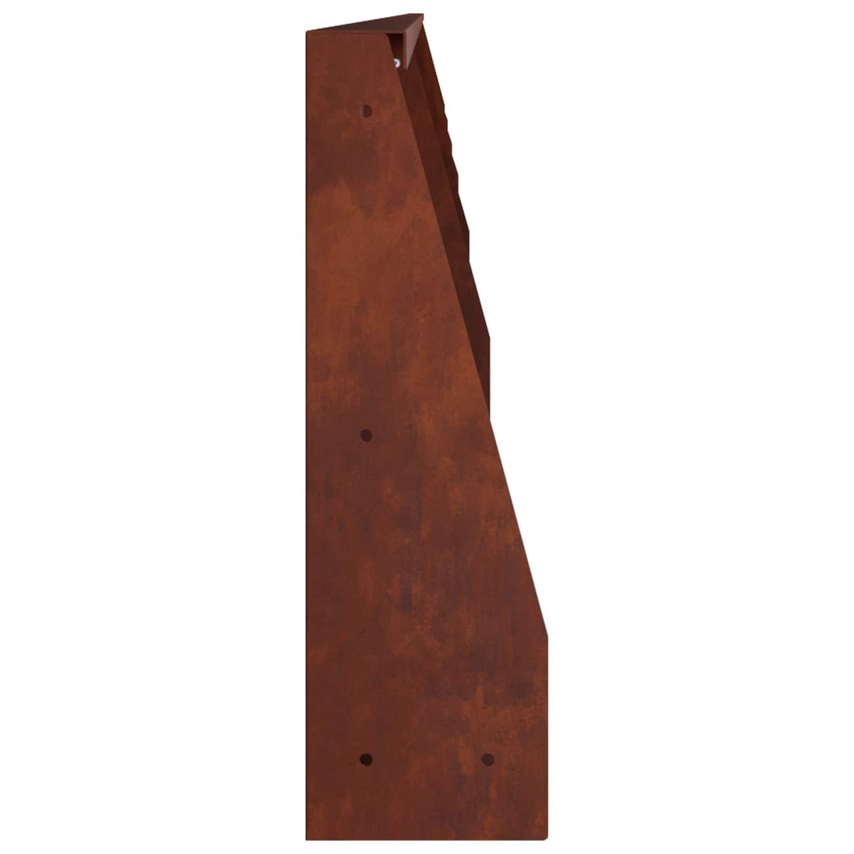 Retaining Wall 6 pcs 39.37 x 4.72 x 15.75 in Weathering Steel