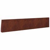 Retaining Wall 6 pcs 39.37 x 4.72 x 15.75 in Weathering Steel