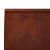 Retaining Wall 6 pcs 39.37 x 4.72 x 15.75 in Weathering Steel