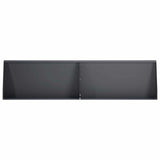 Retaining Wall 6 pcs 31.50 x 4.72 x 19.69 in Steel Anthracite