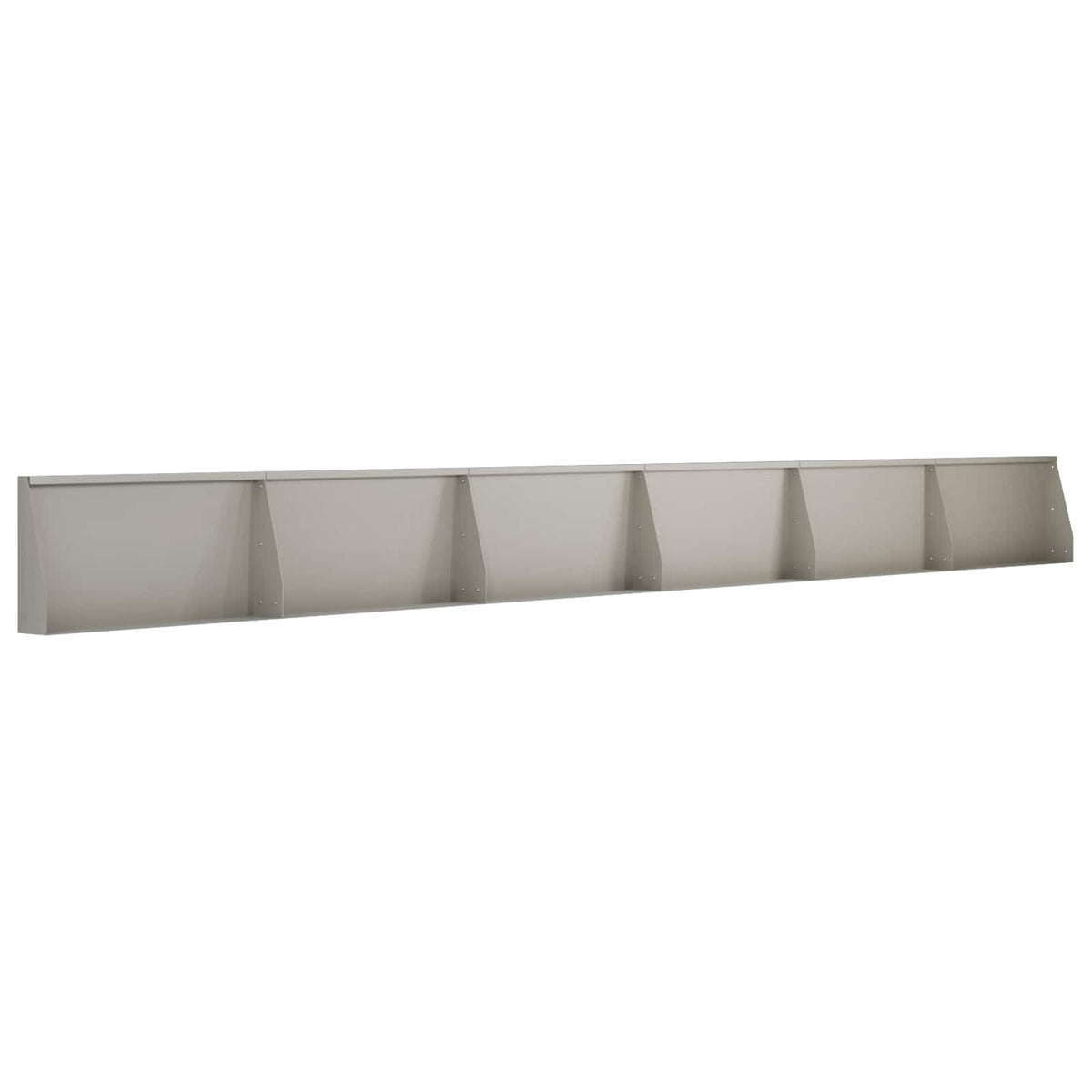 Retaining Wall 6 pcs 31.50 x 4.72 x 19.69 in Weathering Steel