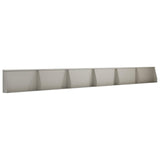 Retaining Wall 6 pcs 31.50 x 4.72 x 19.69 in Weathering Steel