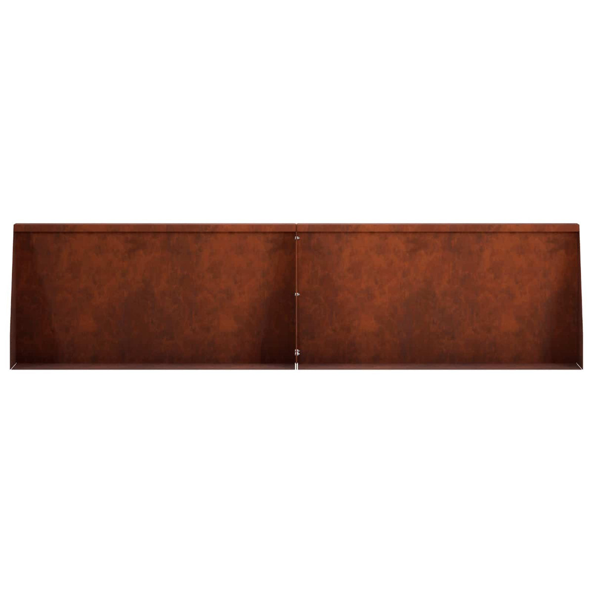 Retaining Wall 6 pcs 31.50 x 4.72 x 19.69 in Weathering Steel