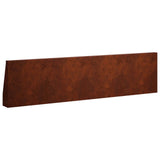 Retaining Wall 6 pcs 31.50 x 4.72 x 19.69 in Weathering Steel