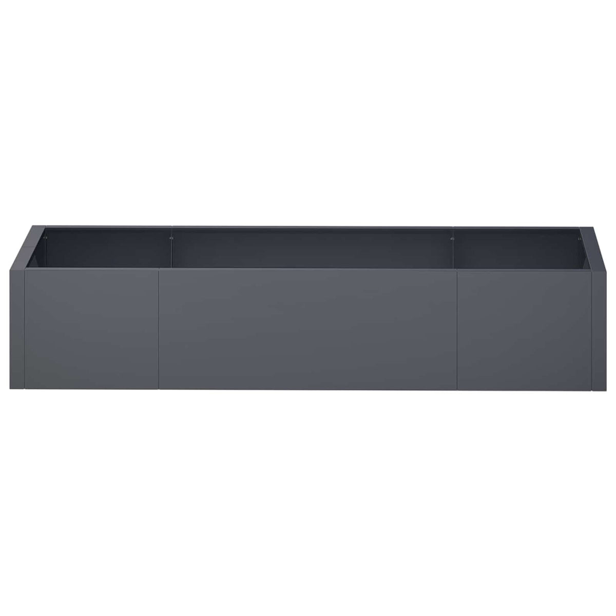 Retaining Wall 6 pcs 78.74 x 39.37 x 15.75 in Steel Anthracite