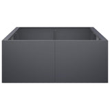 Retaining Wall 6 pcs 78.74 x 39.37 x 15.75 in Steel Anthracite