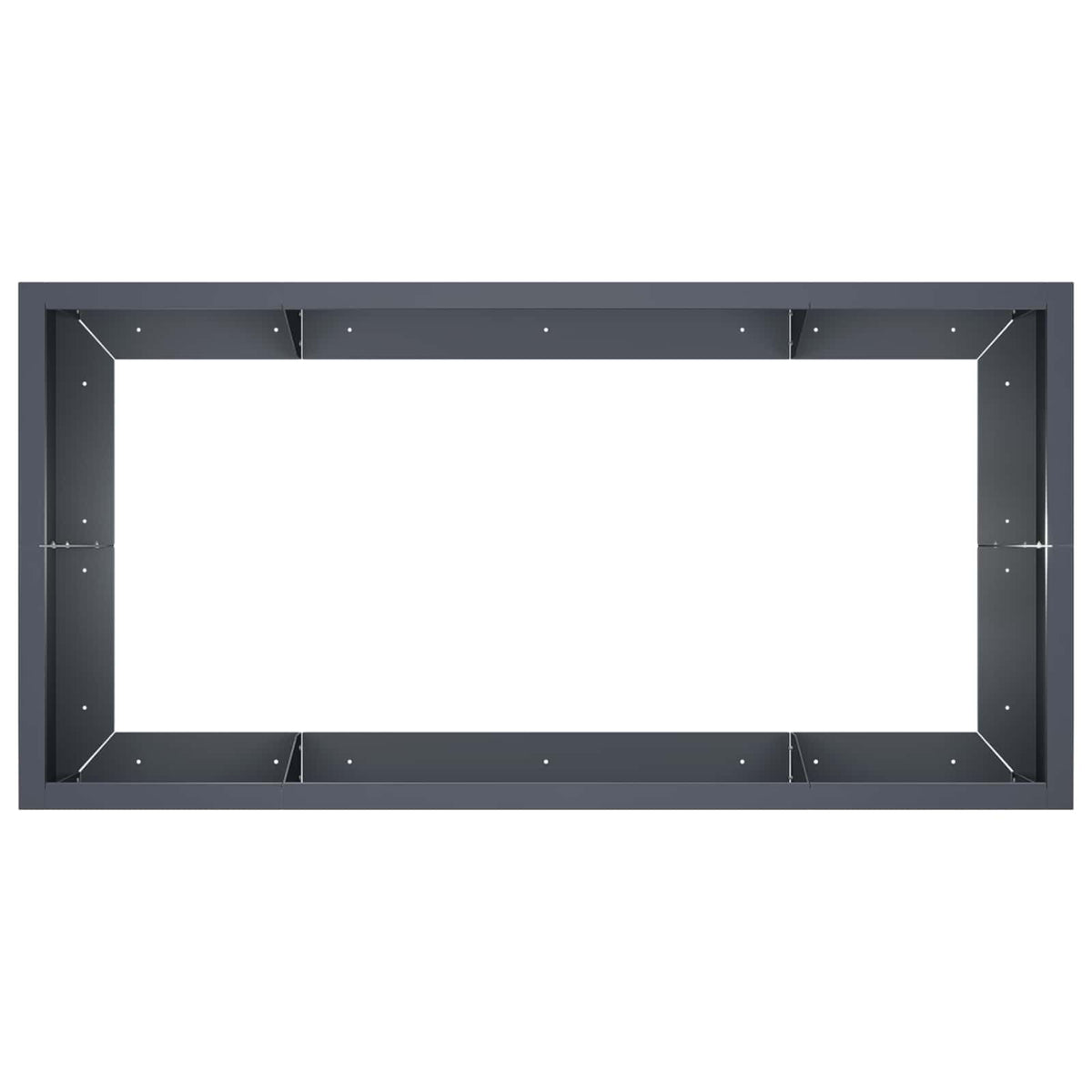Retaining Wall 6 pcs 78.74 x 39.37 x 15.75 in Steel Anthracite