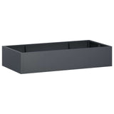 Retaining Wall 6 pcs 78.74 x 39.37 x 15.75 in Steel Anthracite