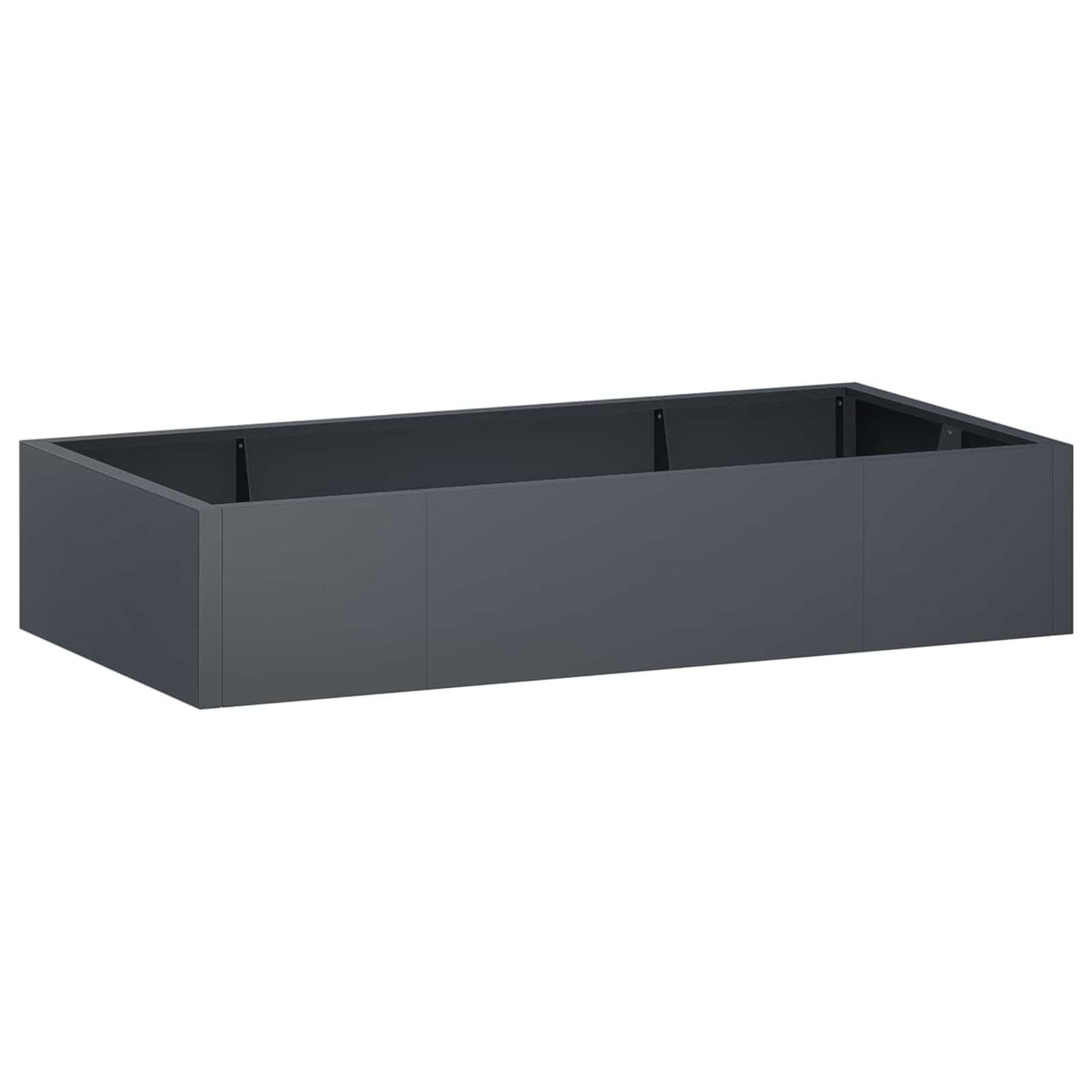 Retaining Wall 6 pcs 78.74 x 39.37 x 15.75 in Steel Anthracite
