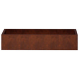 Retaining Wall 6 pcs 78.74 x 39.37 x 15.75 in Weathering Steel