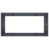 Retaining Wall 6 pcs 78.74 x 39.37 x 19.69 in Steel Anthracite