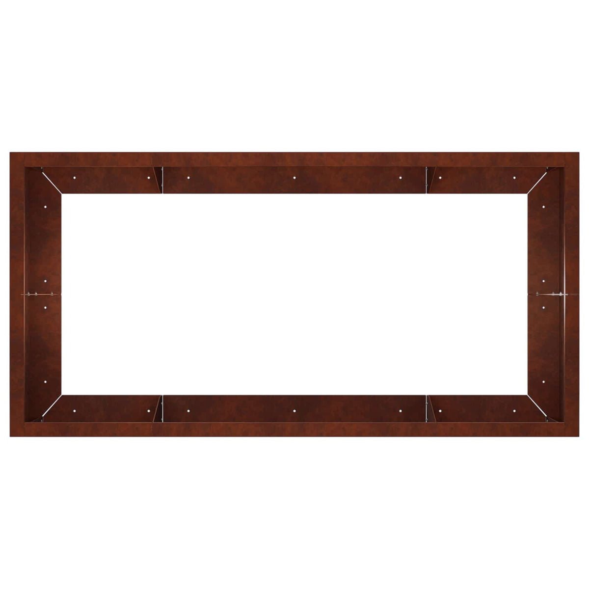 Retaining Wall 6 pcs 78.74 x 39.37 x 19.69 in Weathering Steel