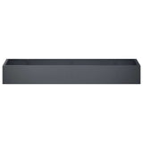 Retaining Wall 8 pcs 118.11 x 39.37 x 19.69 in Steel Anthracite