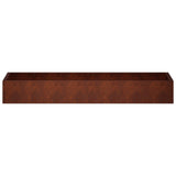 Retaining Wall 8 pcs 118.11 x 39.37 x 19.69 in Weathering Steel