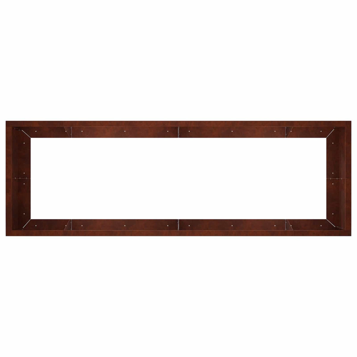 Retaining Wall 8 pcs 118.11 x 39.37 x 19.69 in Weathering Steel