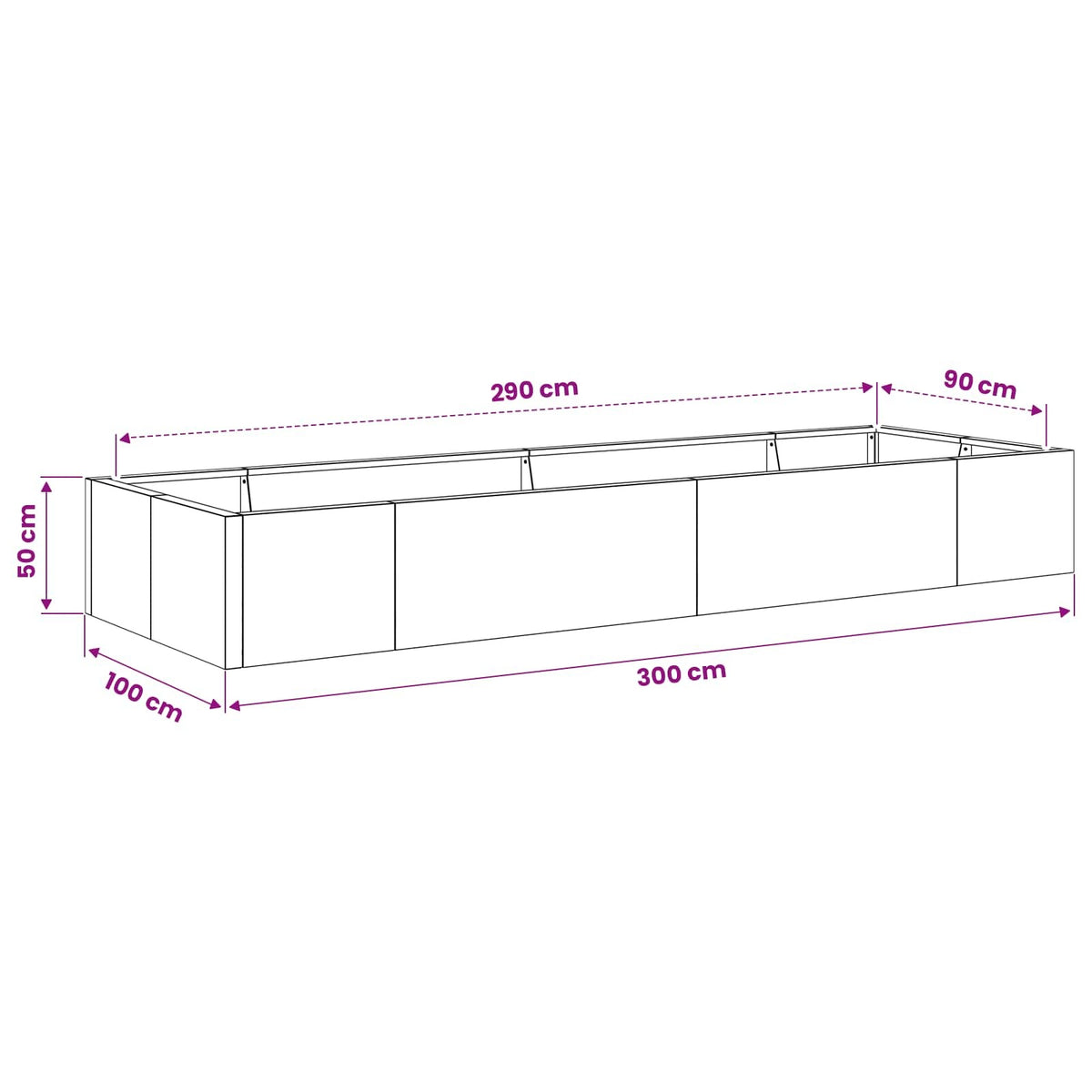 Retaining Wall 8 pcs 118.11 x 39.37 x 19.69 in Weathering Steel