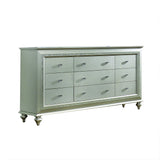 18" Champagne Solid Wood Double Dresser