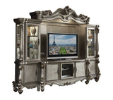 118" Platinum Solid Wood Floating Mount Entertainment Center