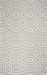 8' X 10' 6 Wool Grey Area Rug