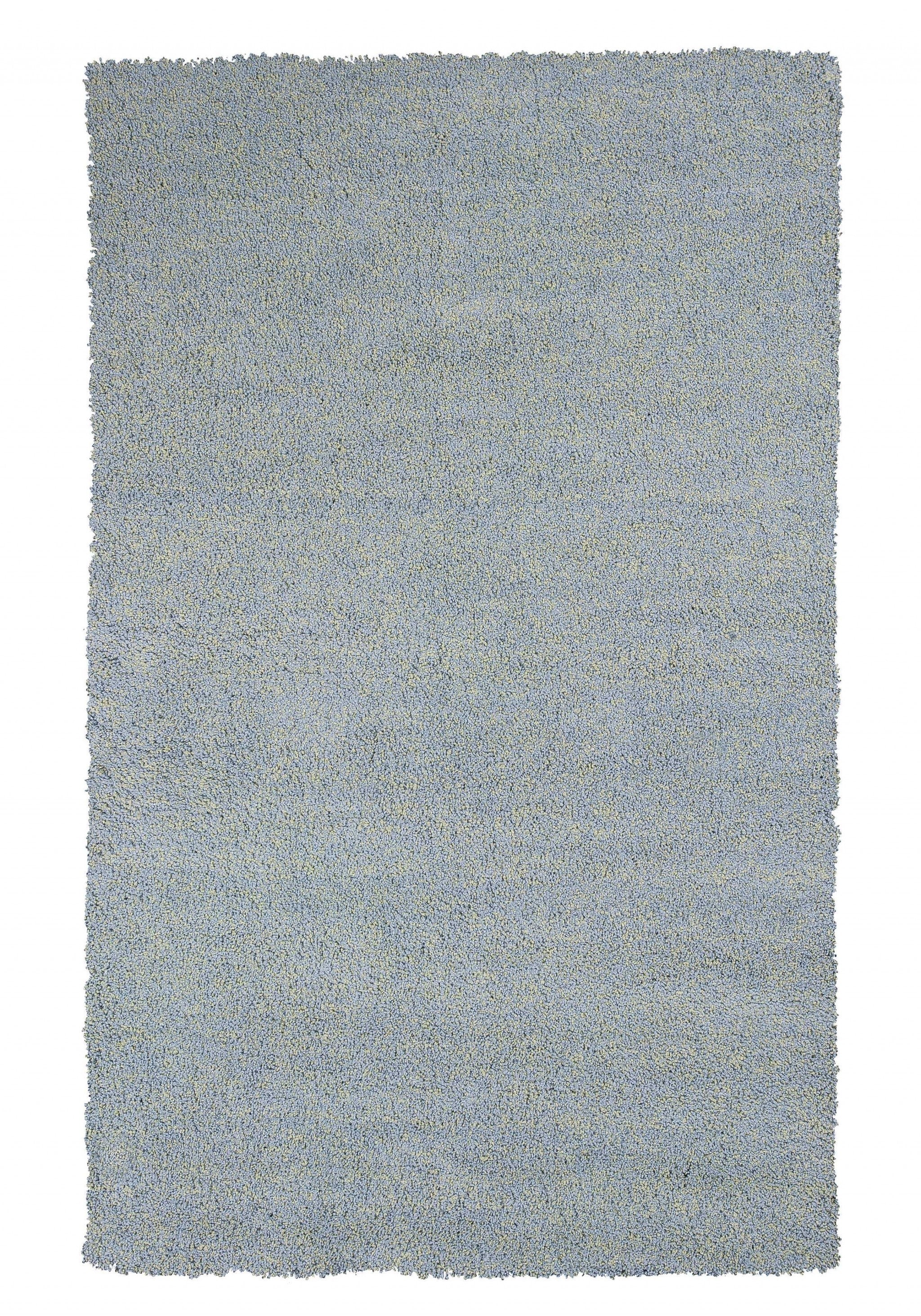 9' X 13' Blue Heather Indoor Shag Rug