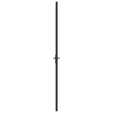 Interior Door 36.6"x79.3" Black ESG Glass and Aluminum