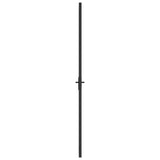 Interior Door 36.6"x79.3" Black ESG Glass and Aluminum