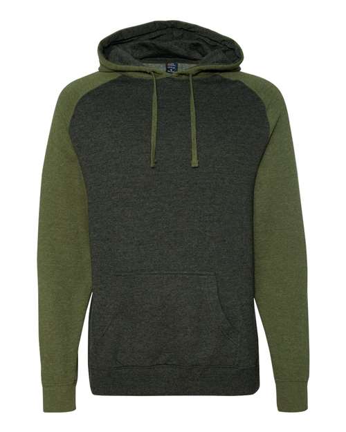 Unisex Raglan Hooded Sweatshirt - 2387