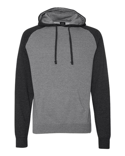 Unisex Raglan Hooded Sweatshirt - 2387