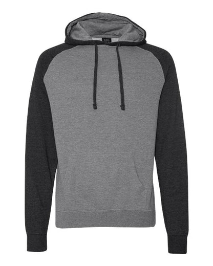 Unisex Raglan Hooded Sweatshirt - 2387