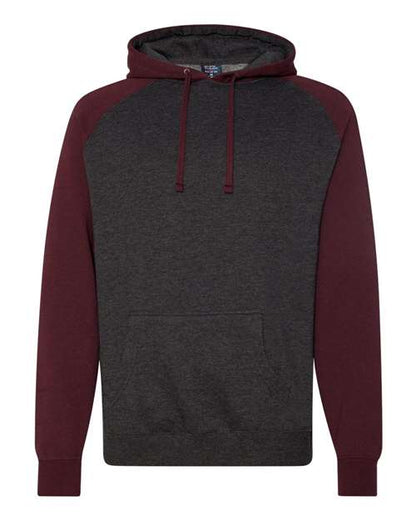 Unisex Raglan Hooded Sweatshirt - 2387