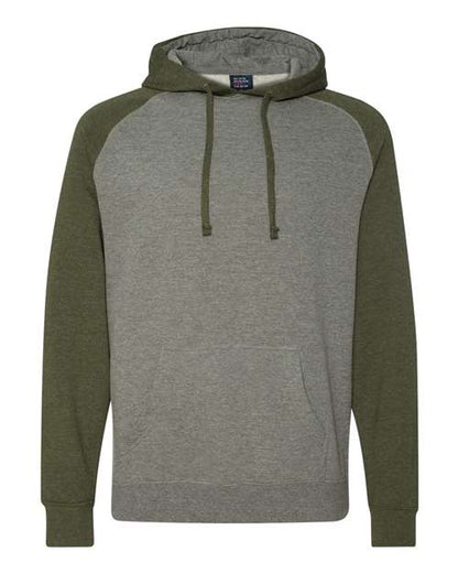 Unisex Raglan Hooded Sweatshirt - 2387