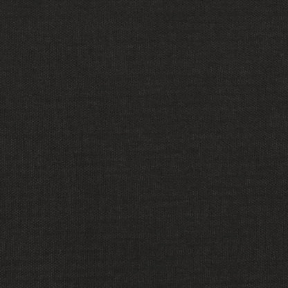 3-Seater Sofa Black 70.9" Fabric