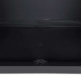 Outdoor Storage Cabinet Gray and Black 38.2"x14.6"x33.5" PP