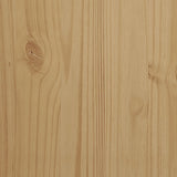 Chest of Drawers FLORO Wax Brown Solid Wood Pine